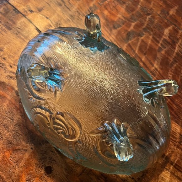 Vintage 1950’s Jeanette Glass Lombardi Footed Bowl - Picture 3 of 11